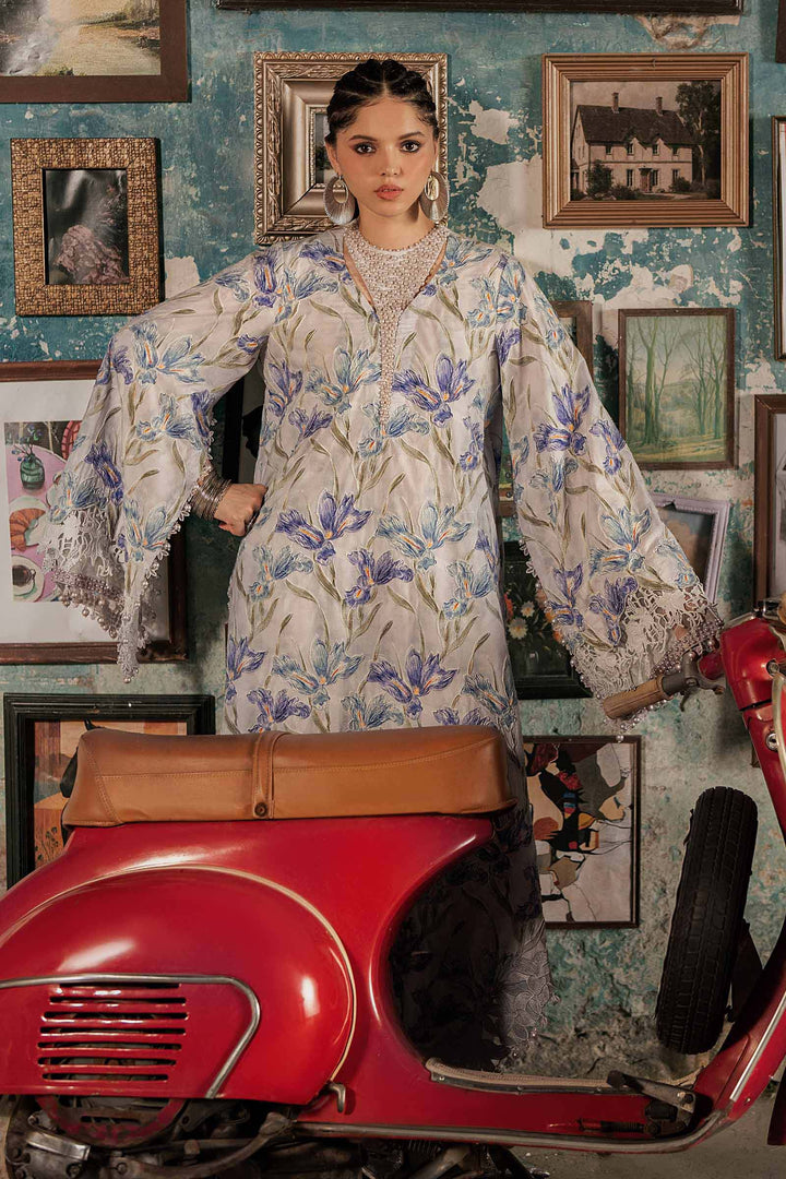 Maria B M.Prints 4A lilac cambric unstitched suit – view 6