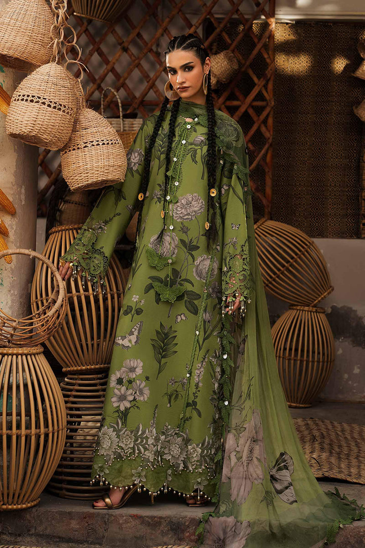 Maria B M.Prints 9B green cambric unstitched suit – view 2