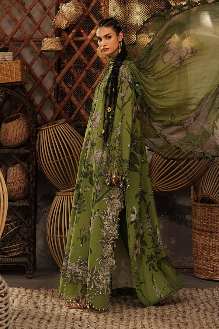 Maria B M.Prints 9B green cambric unstitched suit – view 4