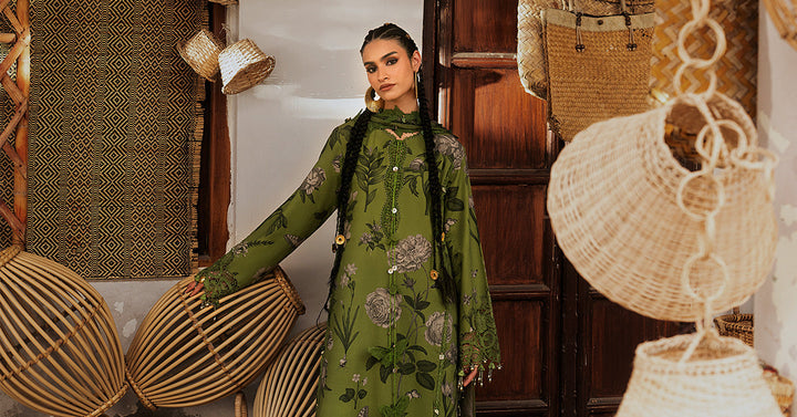 Maria B M.Prints 9B green cambric unstitched suit – view 6